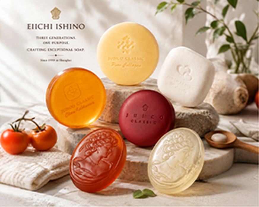 3대의 기술로 완성한 EIICHI ISHINO 비누